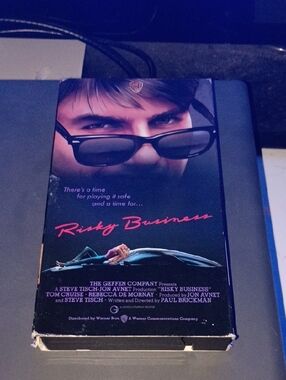 Warner Bros. Risky Business Movie Cover - Black, Blue, Pink